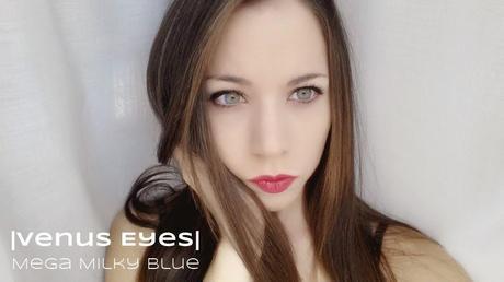 CIRCLE LENSES︱Venus Eyes · Mega Milky Blue