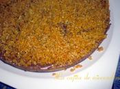 Tarta chocolate queso nueces orejones