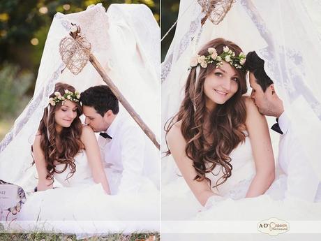 Una postboda romántica a orillas del mar