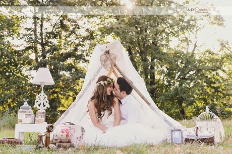 Una postboda romántica a orillas del mar