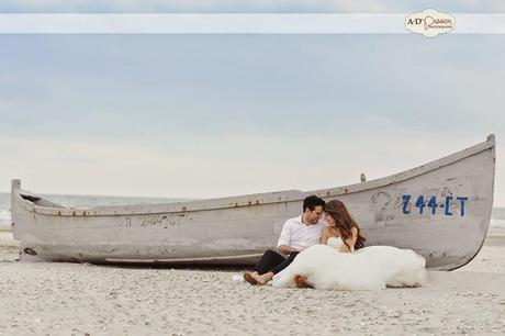 Una postboda romántica a orillas del mar