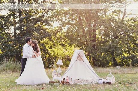 Una postboda romántica a orillas del mar