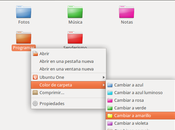 Definir carpetas colores diferentes Ubuntu