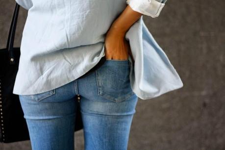 Blue Blazer + Sneakers