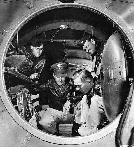 Interior de un Boeing B-29 Superfortress en 1944