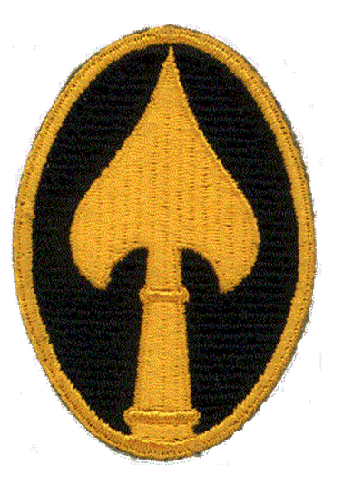 insignia para el brazo de la OSS, organización precursora de la CIA