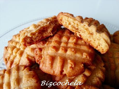 GALLETAS DE MANTEQUILLA DE CACAHUETE