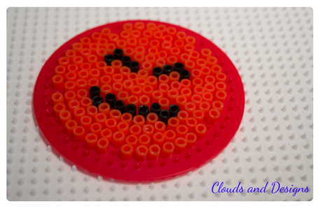 Posavasos Halloween con Hama Beads