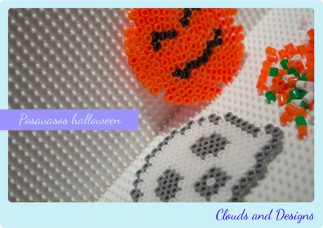 Posavasos Halloween con Hama Beads