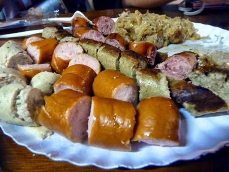 Suculenta comida típica alemana