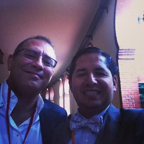 Feliz encuentro con #PepeAlemany Hey !! Qué los del #ColegioNervion damos mucha guerra #SouthSummit14 @Spain_StartUp #lifestyle #cultuta #positividad #emprendimientp