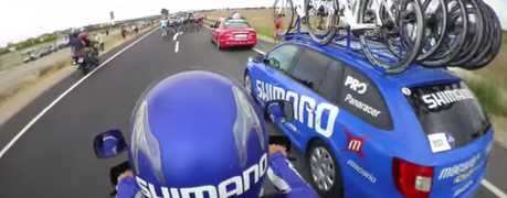 Como se regula el tráfico en moto durante la Vuelta España