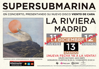 Supersubmarina harán triplete en La Riviera madrileña