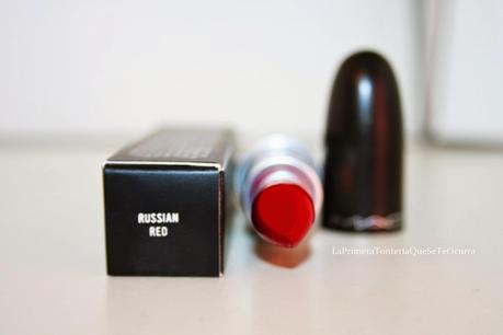 Las joyas (II) Russian Red de MAC