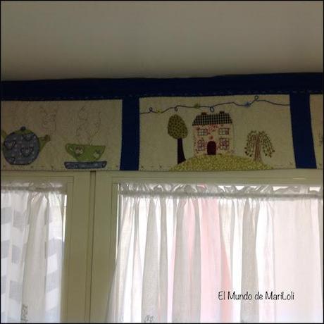 De nuevo para mi cocina. Y....cojín para Pilar.