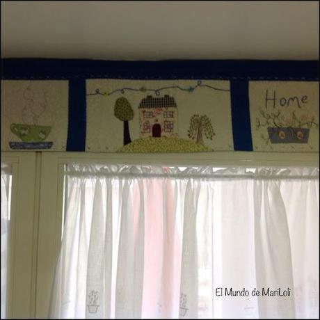 De nuevo para mi cocina. Y....cojín para Pilar.