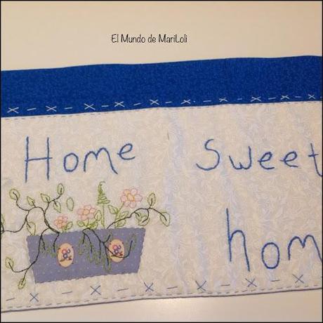 De nuevo para mi cocina. Y....cojín para Pilar.