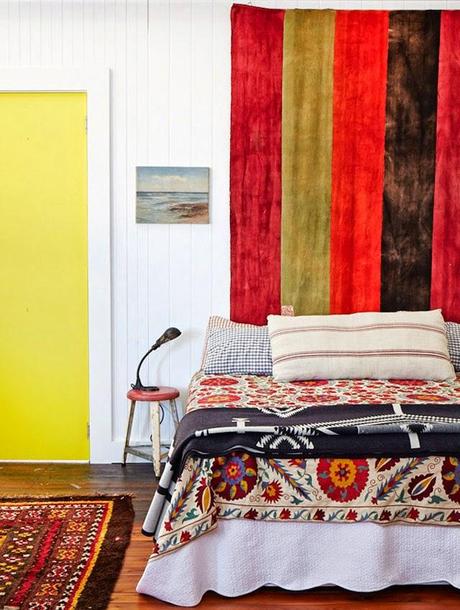 Inspiración de fin de semana: Suzanis a los pies de la cama