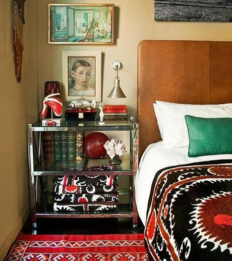 Inspiración de fin de semana: Suzanis a los pies de la cama