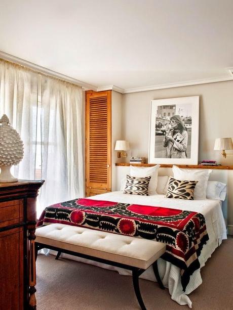 Inspiración de fin de semana: Suzanis a los pies de la cama