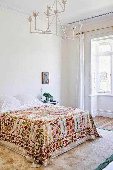 Inspiración de fin de semana: Suzanis a los pies de la cama