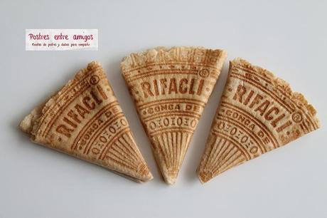 Mousse de limón Barquillos para mousse de limón