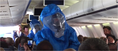 Bromista genera alarma de ébola en el vuelo de US Airways