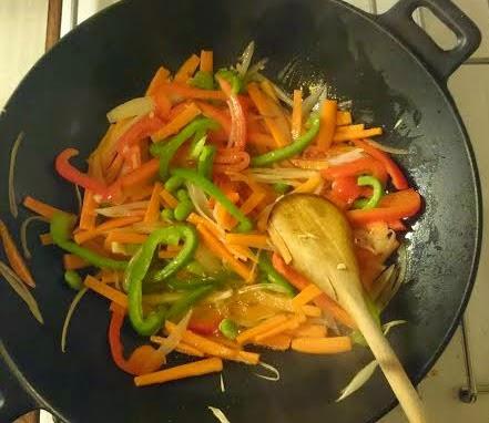 Receta: fideos de arroz con verduras estilo Thai