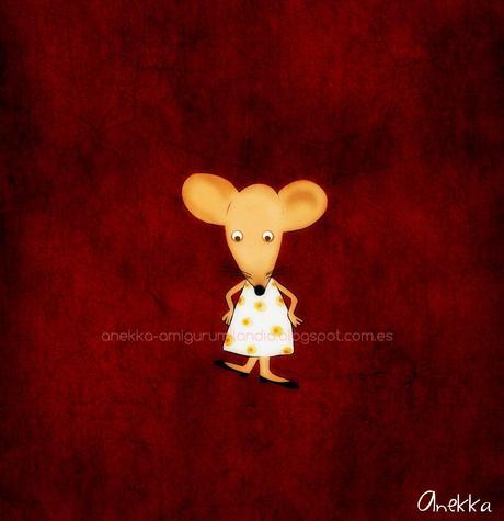 ilustracion ratita Ratita ilustracion anekka handmade