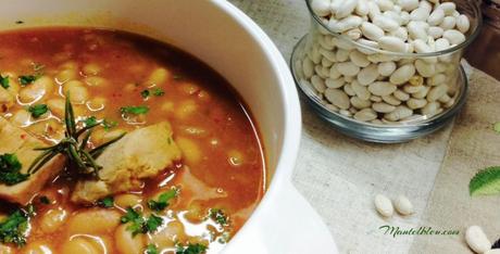 Marmitako de alubias blancas con bonito