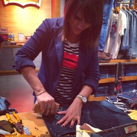 Chio lecca, workshop, fashion blogger, levis