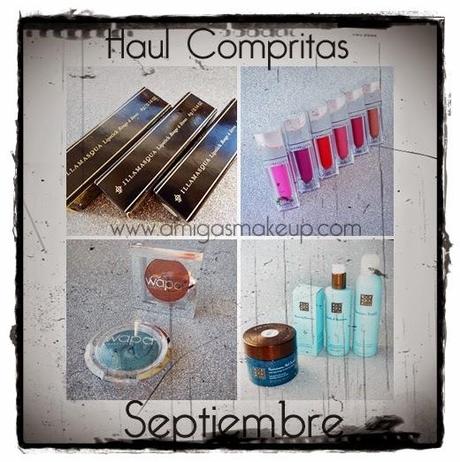 Vídeo-Haul compritas Septiembre (Illamasqua, Rituals, Wapa Cosmetis, etc)