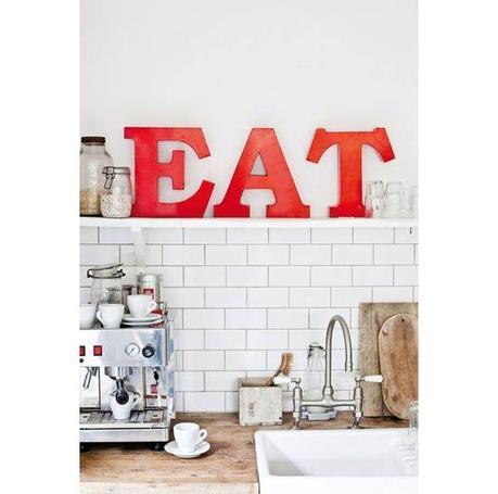 letras para decorar la cocina