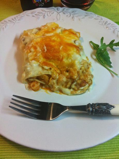Canelones De Merluza, Langostinos Y Gulas