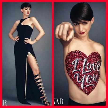 Stunning #AnneHathaway for the #HarpersBazaar november 2014 issue #weloveherstyle #Fashion #Moda #style #design #diseño #Estilo #jj #ootd #lookandfashion #instafashion