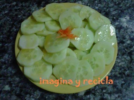 Pepino con miel