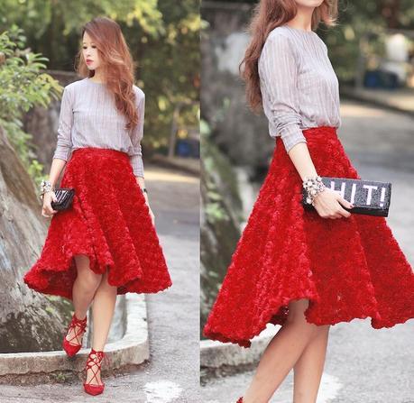 50'S FASHION: MIDI SKIRTS ROCK!