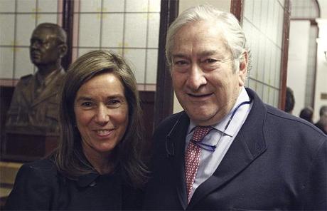 Ana Mato, todavía ministra de Sanidad y Javier Rodríguez, todavía consejero de Sanidad de Madrid