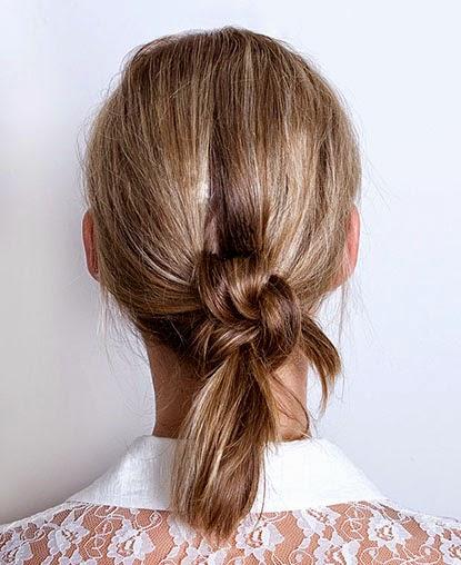 Knot hairstyle