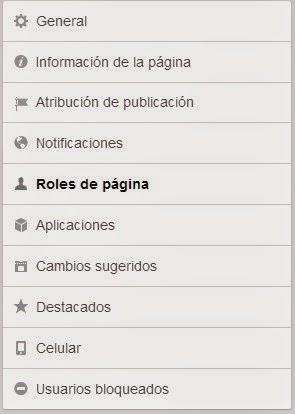 Agregar roles de usuario en página de fans de Facebook