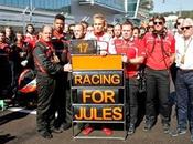 emotivo mensaje "fuerza" pilotos Fórmula para Jules Bianchi.