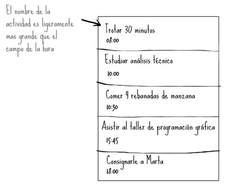 Boceto de aplicación Android