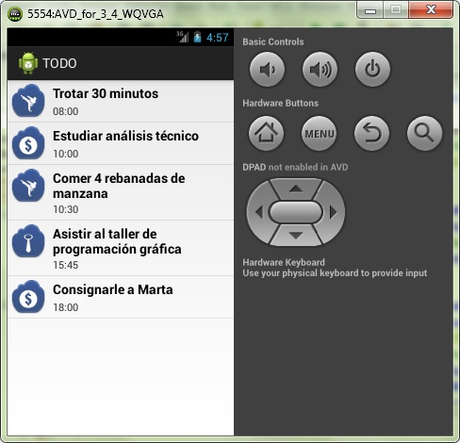 Aplicación Android con un ListView e ImageView