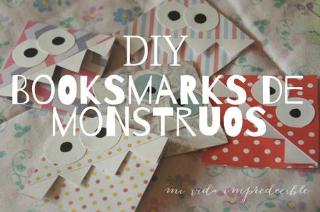 DIY: Bookmarks de monstruos. (con fotos)