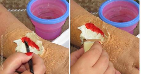 {Halloween} Makeup: mano de zombie, con latex