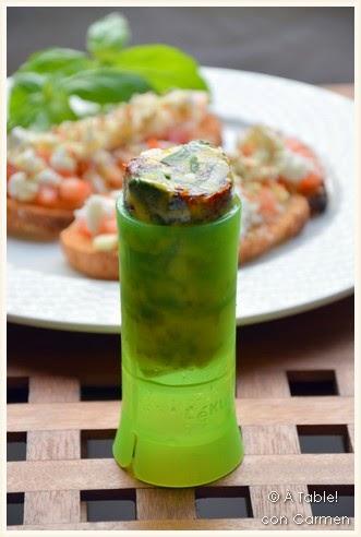 Tostas de Feta con Pesto Rojo y Verde