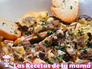 Receta de Revuelto de setas