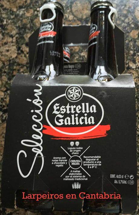 Cerveza Negra Estrella Galicia Selección