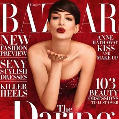 Good morning and happy week with Stunning #AnneHathaway for the #HarpersBazaar november 2014 issue #weloveherstyle #Fashion #Moda #style #design #diseño #Estilo #jj #ootd #lookandfashion #instafashion