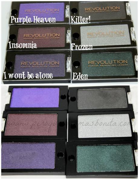 Sombras individuales MakeUp Revolution